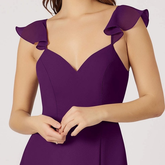 AZAZIE Everett A-line Dress in Color ROYALTY - Picture 9 of 9